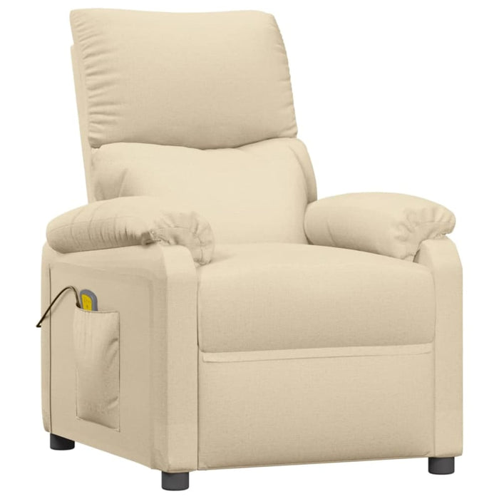 Massage Chair Cream Fabric Tanaln