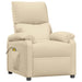 Massage Chair Cream Fabric Tanaln