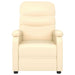 Massage Chair Cream Faux Leather Taxlka