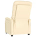 Massage Chair Cream Faux Leather Taxlka