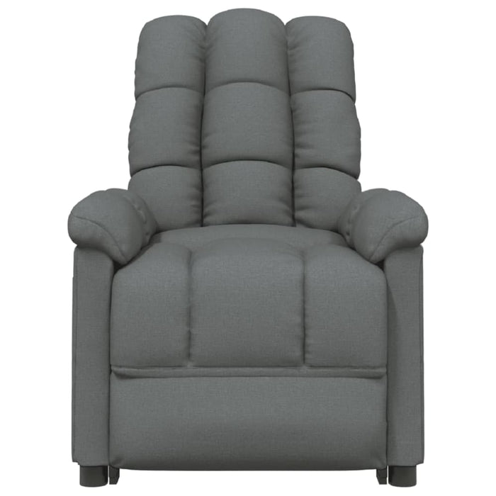 Massage Chair Dark Grey Fabric Taxita