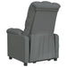 Massage Chair Dark Grey Fabric Taxita