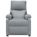 Massage Chair Light Grey Fabric Tanalk