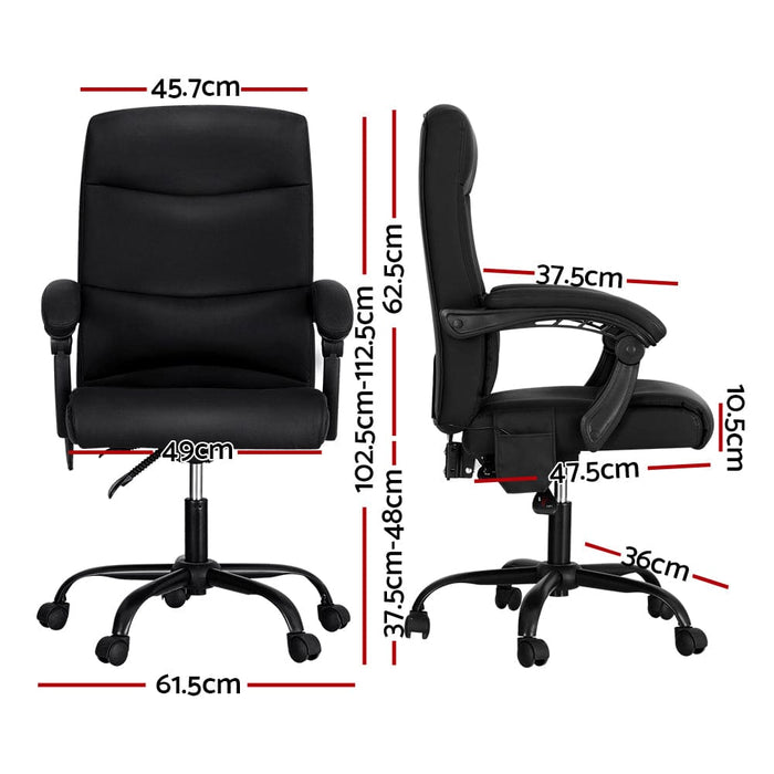 Massage Office Chair Executive Computer Chairs Pu Leather