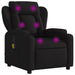 Massage Recliner Chair Black Fabric Txblbbx