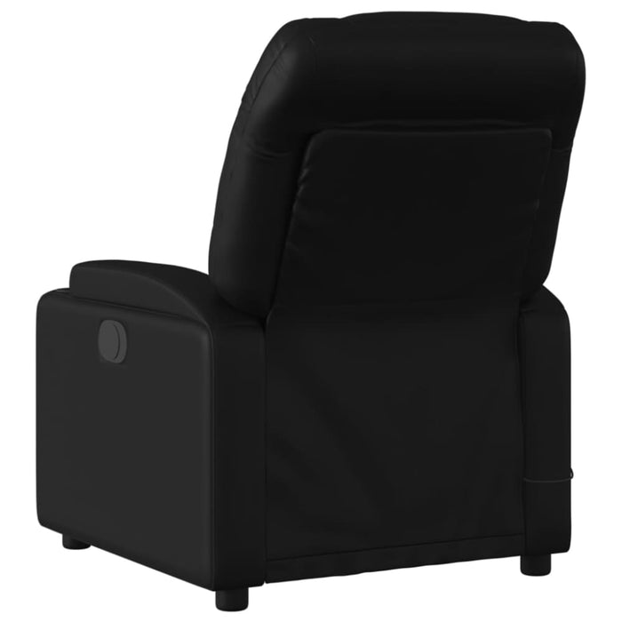 Massage Recliner Chair Black Faux Leather Txblbpx