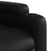 Massage Recliner Chair Black Faux Leather Txbpkik