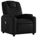 Massage Recliner Chair Black Faux Leather Txbpkik