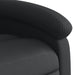 Massage Recliner Chair Black Real Leather Tioikt