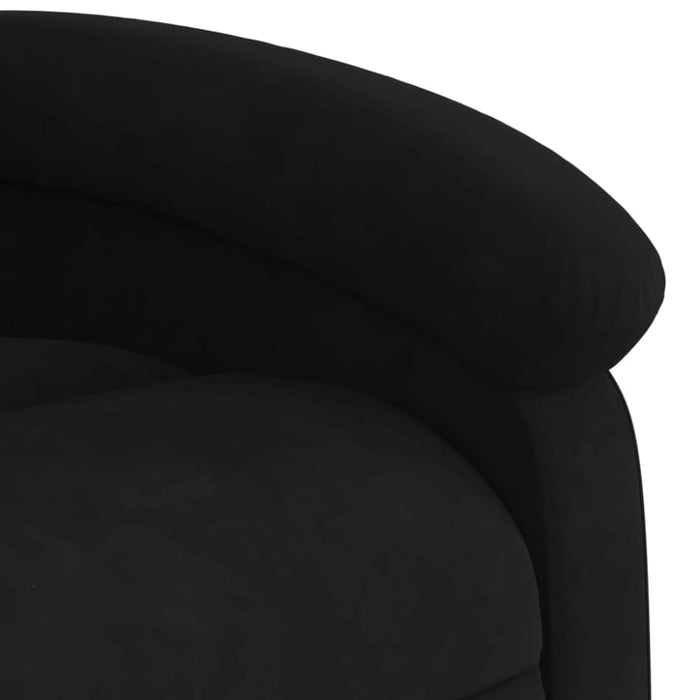 Massage Recliner Chair Black Velvet Txbpkpp