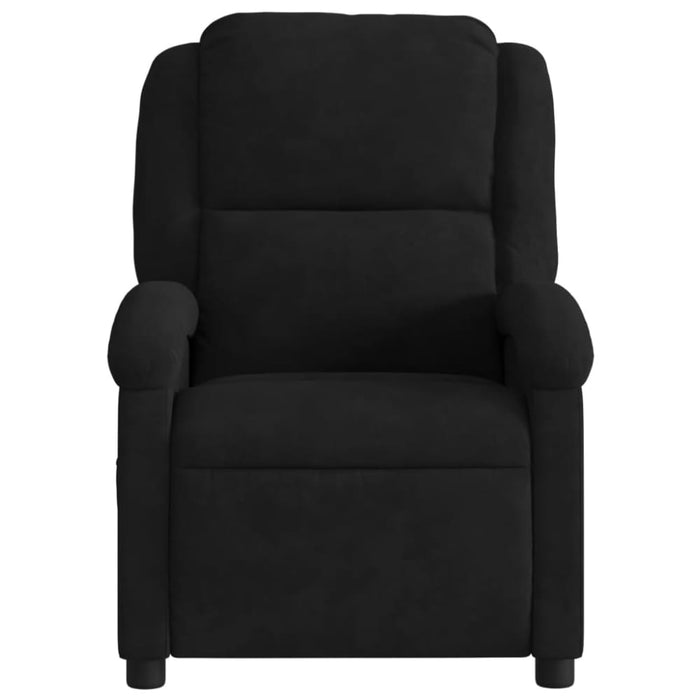 Massage Recliner Chair Black Velvet Txbpkpp