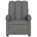 Massage Recliner Chair Dark Grey Fabric Tioiab