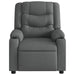 Massage Recliner Chair Dark Grey Fabric Txblnkx