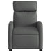 Massage Recliner Chair Dark Grey Fabric Txblnla