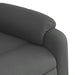 Massage Recliner Chair Dark Grey Fabric Txblxbl