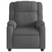 Massage Recliner Chair Dark Grey Fabric Txblxbl