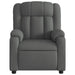 Massage Recliner Chair Dark Grey Fabric Txblxpt