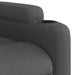 Massage Recliner Chair Dark Grey Fabric Txbplot