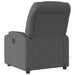 Massage Recliner Chair Dark Grey Fabric Txbplot