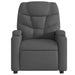 Massage Recliner Chair Dark Grey Fabric Txbplot