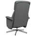 Massage Recliner Chair With Footrest Dark Grey Fabric Tpllib