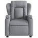 Massage Recliner Chair Light Grey Fabric Txblbbb