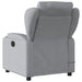 Massage Recliner Chair Light Grey Fabric Txblbbb