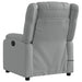 Massage Recliner Chair Light Grey Fabric Txblxbp