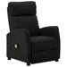 Massage Reclining Chair Black Faux Leather Xnkixt