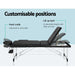 Massage Table 85cm Width 3 Fold Portable Aluminium Therapy