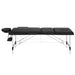 Massage Table 85cm Width 3 Fold Portable Aluminium Therapy