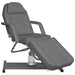 Massage Table Grey 180x62x(87-112) Cm Oobxll