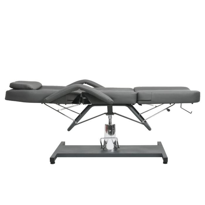 Massage Table Grey 180x62x(87-112) Cm Oobxll