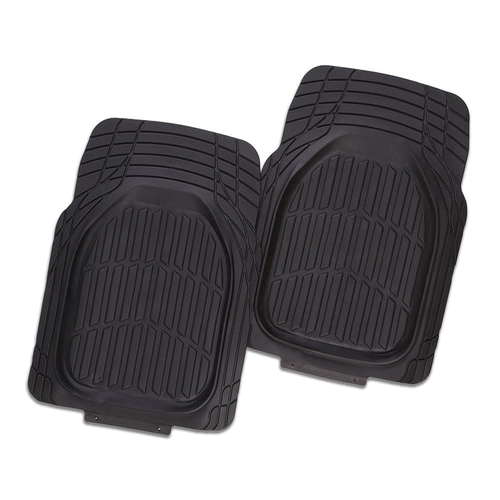 Cmt Car Mats Tuff 2 Piece Rubber Black