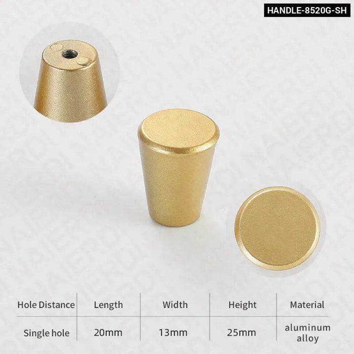 Matte Gold Cabinet Knobs For Kitchen Furniture