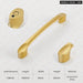 Matte Gold Cabinet Knobs For Kitchen Furniture