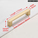 Matte Gold Cabinet Pulls For Kitchen Cupboards