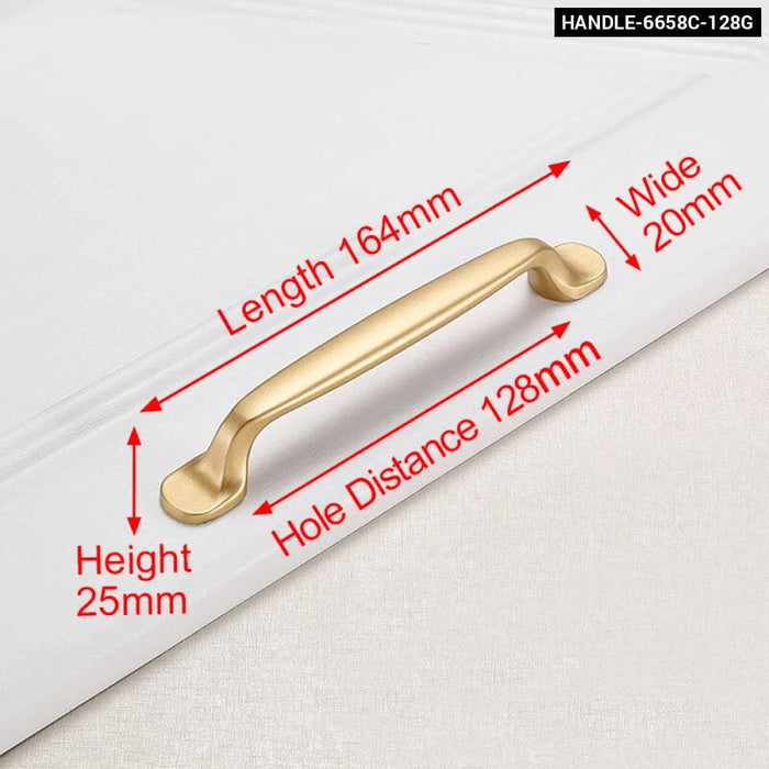 Matte Gold Cabinet Pulls For Kitchen Cupboards