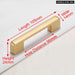 Matte Gold Cabinet Pulls For Kitchen Cupboards