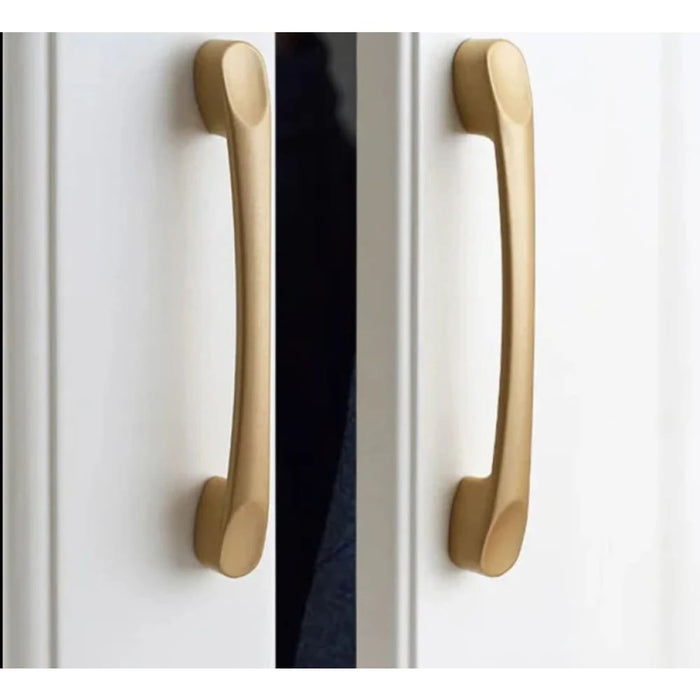 Matte Gold Cabinet Pulls For Kitchen Cupboards