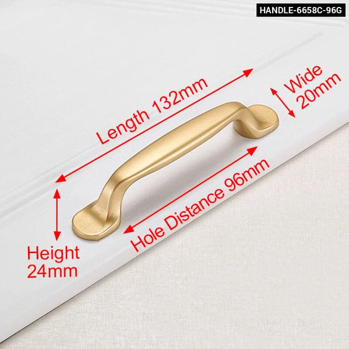 Matte Gold Cabinet Pulls For Kitchen Cupboards