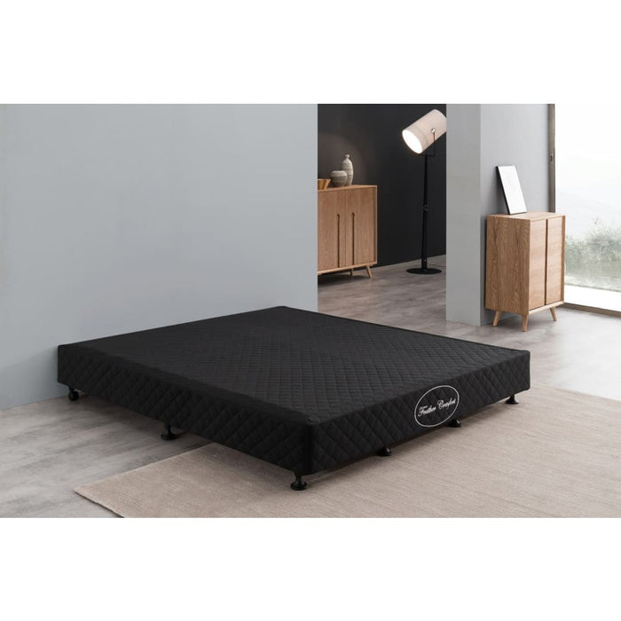 Mattress Base Ensemble Double Size Solid Wooden Slat