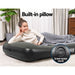 Goslash Picks Air Mattress Single Bed Inflatable Flocked