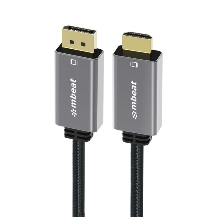 Mbeat Tough Link 1.8m 4k 60hz Display Port To Hdmi Cable