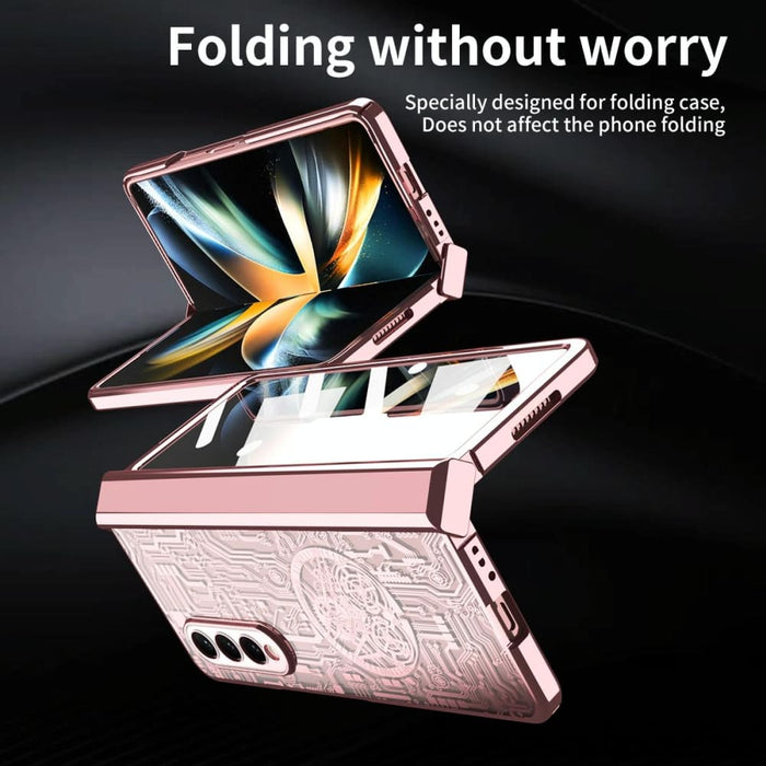 Mechanical Legend Electroplated Fold 4 5g Phone Case