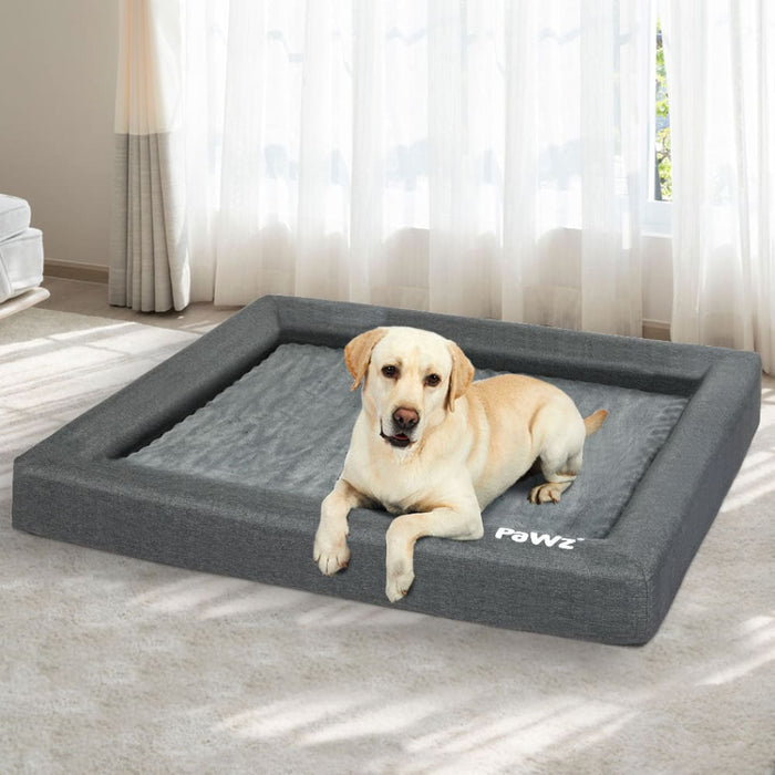 Goslash Picks Memory Foam Pet Bed Calming Dog Cushion