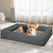 Goslash Picks Memory Foam Pet Bed Calming Dog Cushion