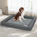 Goslash Picks Memory Foam Pet Bed Calming Dog Cushion