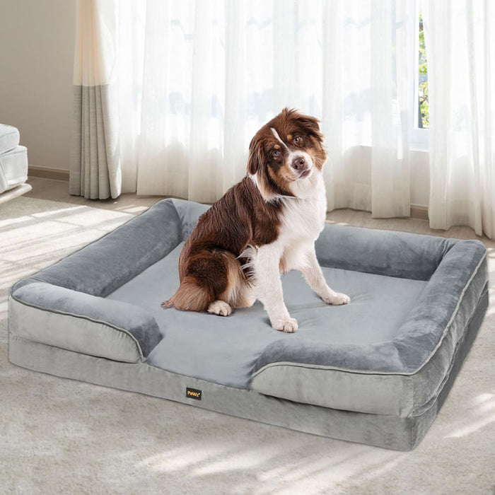 Memory Foam Pet Sofa Bed Cushion Dog Mat Washable Removable