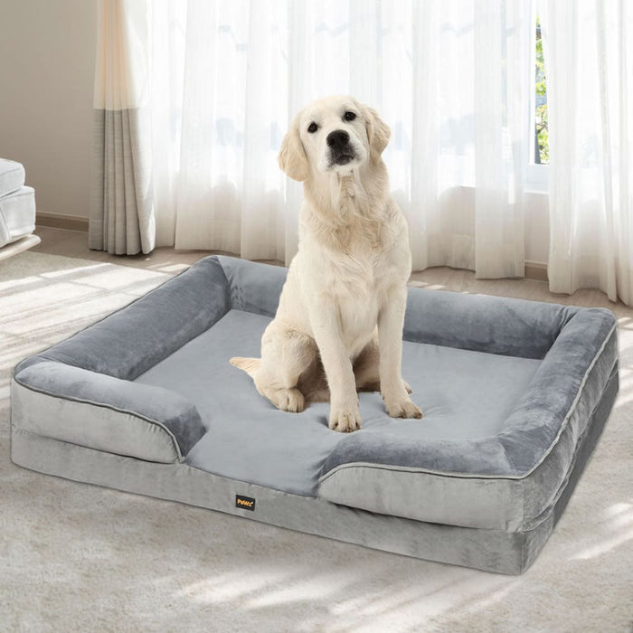 Memory Foam Pet Sofa Bed Cushion Dog Mat Washable Removable